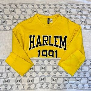 Super cropped yellow crew